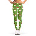 Merry Christmas Bells Pattern Print Women's Leggings