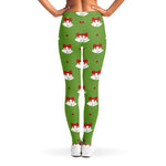Merry Christmas Bells Pattern Print Women's Leggings