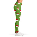 Merry Christmas Bells Pattern Print Women's Leggings