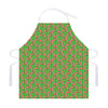 Merry Christmas Candy Cane Pattern Print Adjustable Apron