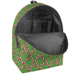 Merry Christmas Candy Cane Pattern Print Backpack