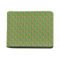 Merry Christmas Candy Cane Pattern Print Bifold Wallet