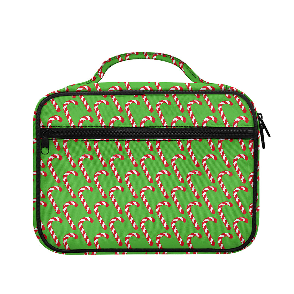 Merry Christmas Candy Cane Pattern Print Briefcase Bible Bag