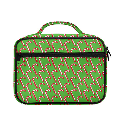 Merry Christmas Candy Cane Pattern Print Briefcase Bible Bag