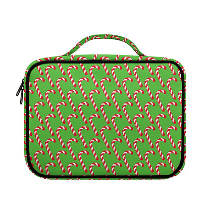 Merry Christmas Candy Cane Pattern Print Briefcase Bible Bag