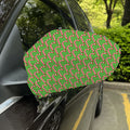 Merry Christmas Candy Cane Pattern Print Car Side Mirror Covers