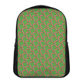 Merry Christmas Candy Cane Pattern Print Casual Backpack