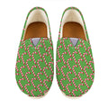 Merry Christmas Candy Cane Pattern Print Casual Shoes