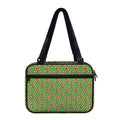 Merry Christmas Candy Cane Pattern Print Double Strap Bible Bag