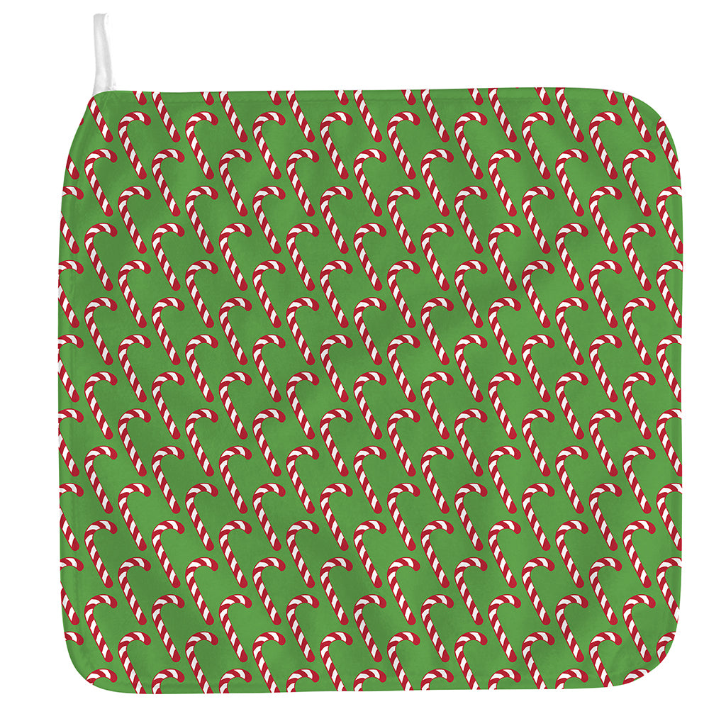 Merry Christmas Candy Cane Pattern Print Hand Towel