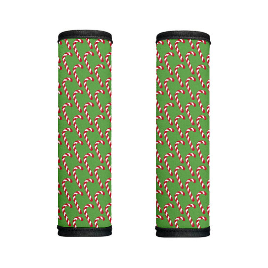 Merry Christmas Candy Cane Pattern Print Handle Covers