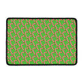 Merry Christmas Candy Cane Pattern Print Kitchen Mat