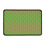 Merry Christmas Candy Cane Pattern Print Kitchen Mat