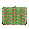 Merry Christmas Candy Cane Pattern Print Laptop Sleeve