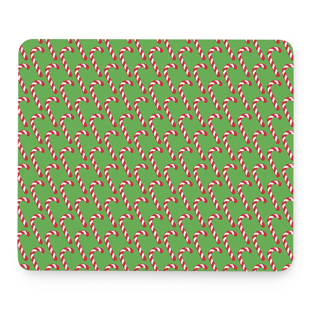 Merry Christmas Candy Cane Pattern Print Mouse Pad