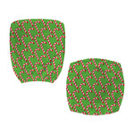 Merry Christmas Candy Cane Pattern Print Office Chair Cover