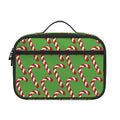 Merry Christmas Candy Cane Pattern Print Portable Lunch Bag