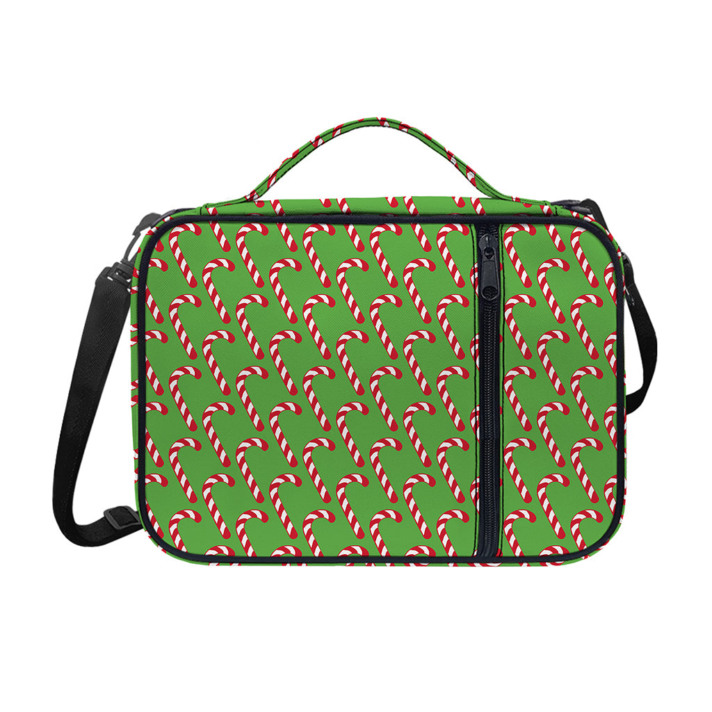 Merry Christmas Candy Cane Pattern Print Shoulder Strap Bible Bag
