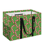 Merry Christmas Candy Cane Pattern Print Utility Tote Bag