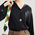 Merry Christmas Checkered Pattern Print Bag Strap