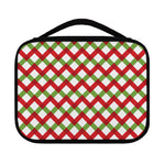 Merry Christmas Checkered Pattern Print Classic Bible Case