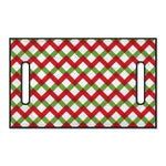 Merry Christmas Checkered Pattern Print Golf Cart Seat Cover