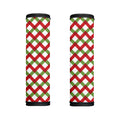 Merry Christmas Checkered Pattern Print Handle Covers
