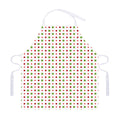 Merry Christmas Dots Pattern Print Adjustable Apron