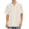Merry Christmas Dots Pattern Print Aloha Shirt