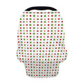 Merry Christmas Dots Pattern Print Baby Seat Cover