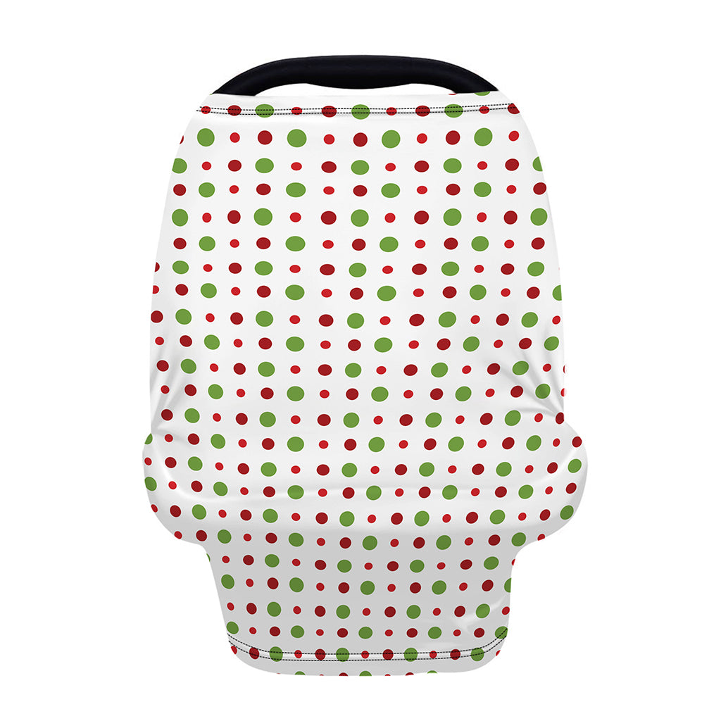 Merry Christmas Dots Pattern Print Baby Seat Cover