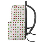 Merry Christmas Dots Pattern Print Backpack