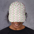 Merry Christmas Dots Pattern Print Baseball Cap