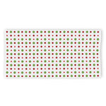 Merry Christmas Dots Pattern Print Beach Towel