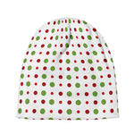 Merry Christmas Dots Pattern Print Beanie
