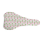 Merry Christmas Dots Pattern Print Bicycle Seat Cover