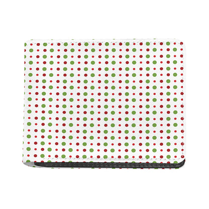 Merry Christmas Dots Pattern Print Bifold Wallet