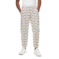 Merry Christmas Dots Pattern Print Cotton Sweatpants