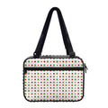 Merry Christmas Dots Pattern Print Double Strap Bible Bag