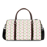 Merry Christmas Dots Pattern Print Duffle Bag