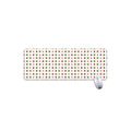 Merry Christmas Dots Pattern Print Extended Mouse Pad
