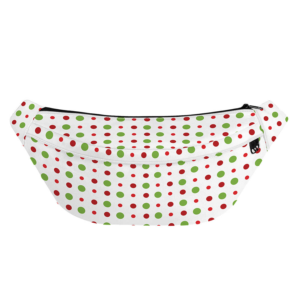 Merry Christmas Dots Pattern Print Fanny Pack