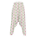 Merry Christmas Dots Pattern Print Hammer Pants