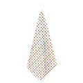 Merry Christmas Dots Pattern Print Hand Towel