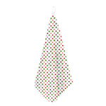 Merry Christmas Dots Pattern Print Hand Towel