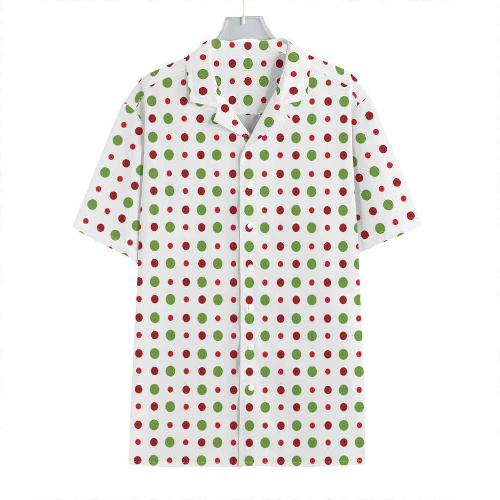 Merry Christmas Dots Pattern Print Hawaiian Shirt