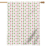 Merry Christmas Dots Pattern Print House Flag