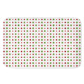 Merry Christmas Dots Pattern Print Indoor Door Mat
