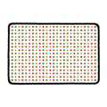 Merry Christmas Dots Pattern Print Kitchen Mat