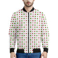 Merry Christmas Dots Pattern Print Men's Bomber Jacket